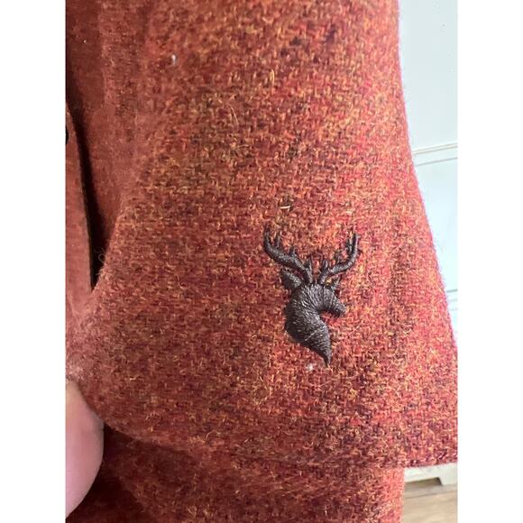 Hartwell US size 10 wool vest rust orange & brown - Picture 5 of 5